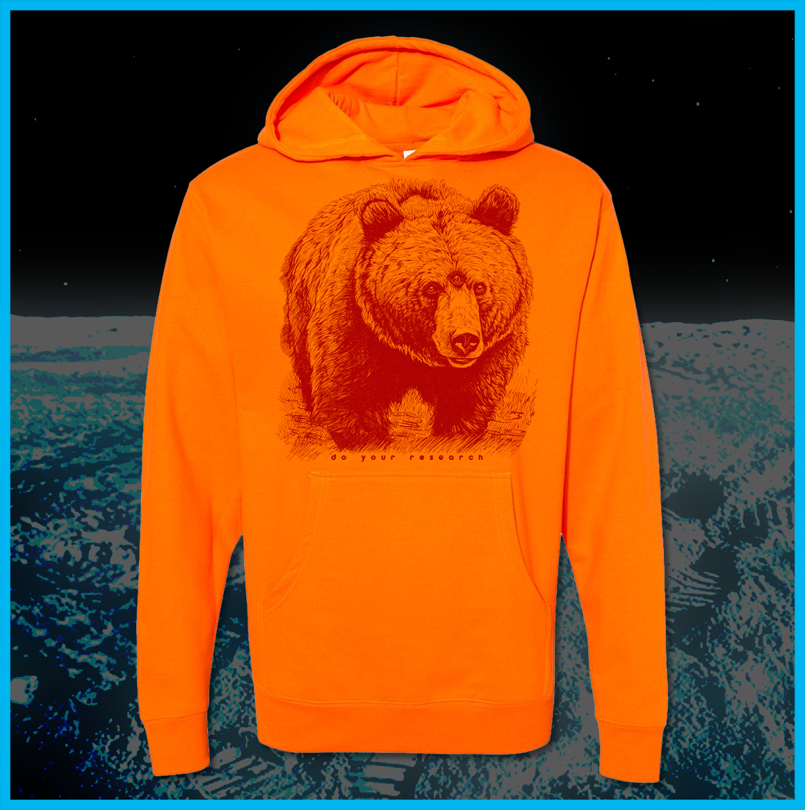 3 Eyed Grizzly Hooded Sweatshirt