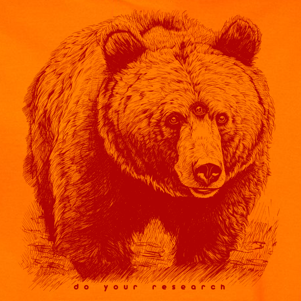 3 Eyed Grizzly Hooded Sweatshirt