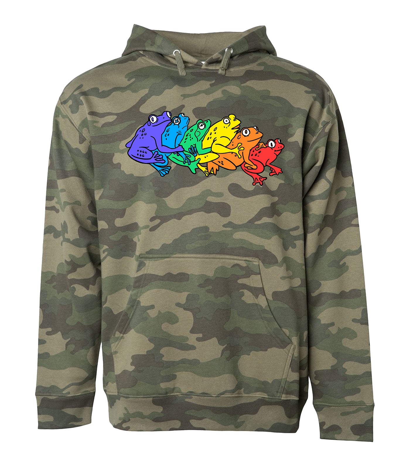 Rainbow Gay Frog Hoodie