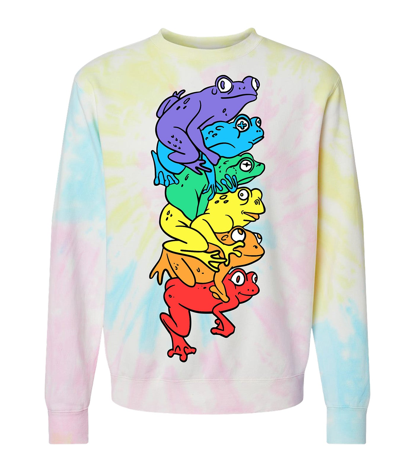 Gay Frog Pile Crewneck Sweatshirt