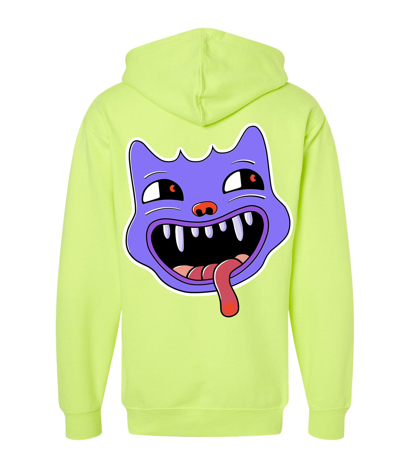 Goblin Cat Full-Zip Hooded Sweatshirt
