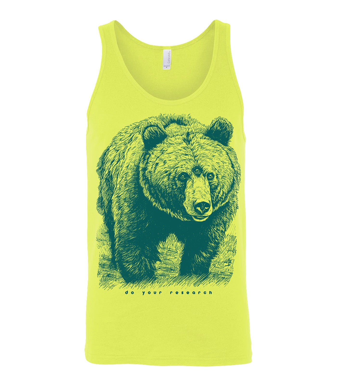 3 Eyed Grizzly Tank Top