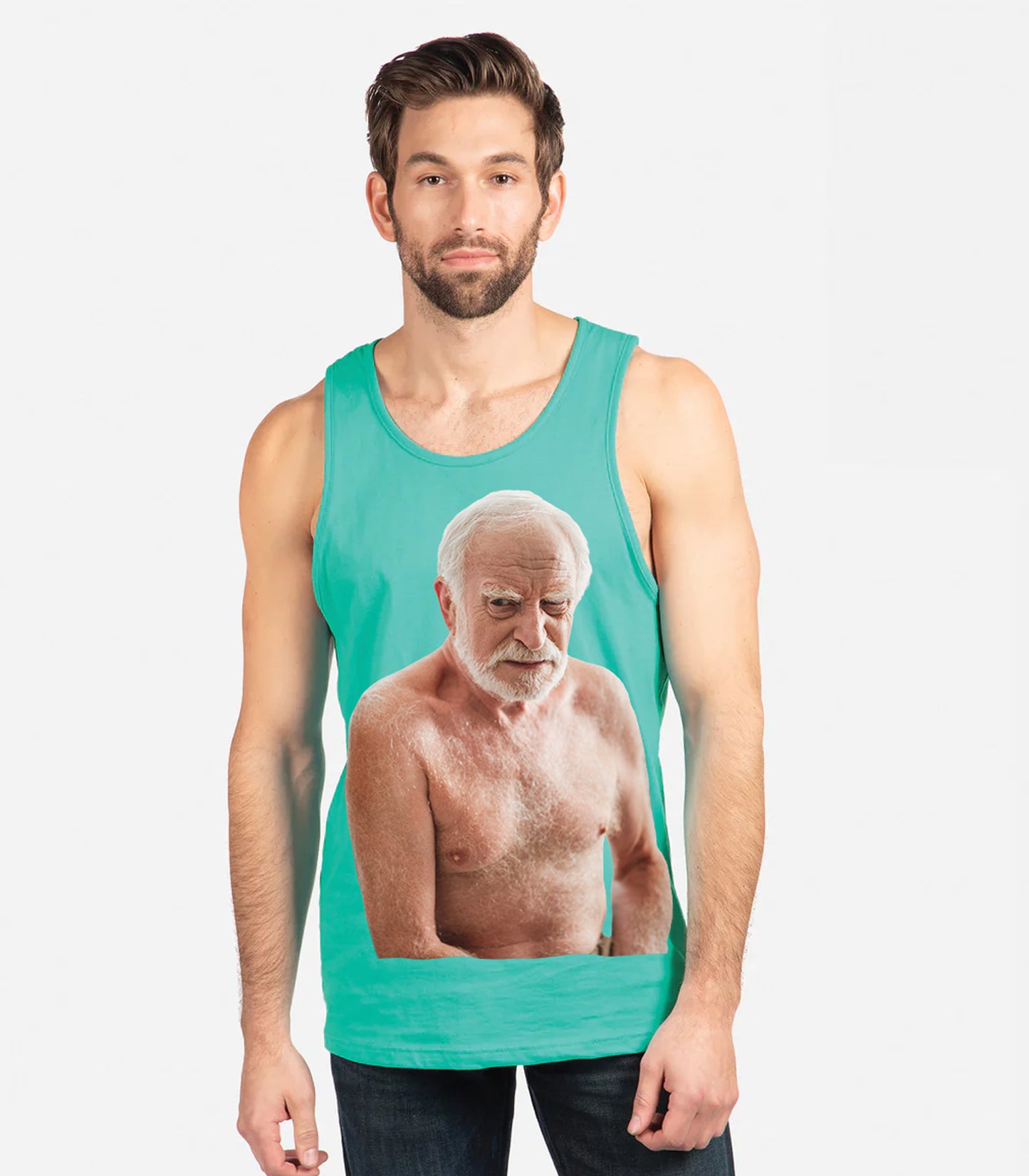 Shirtless Old Man Karl Tank Top