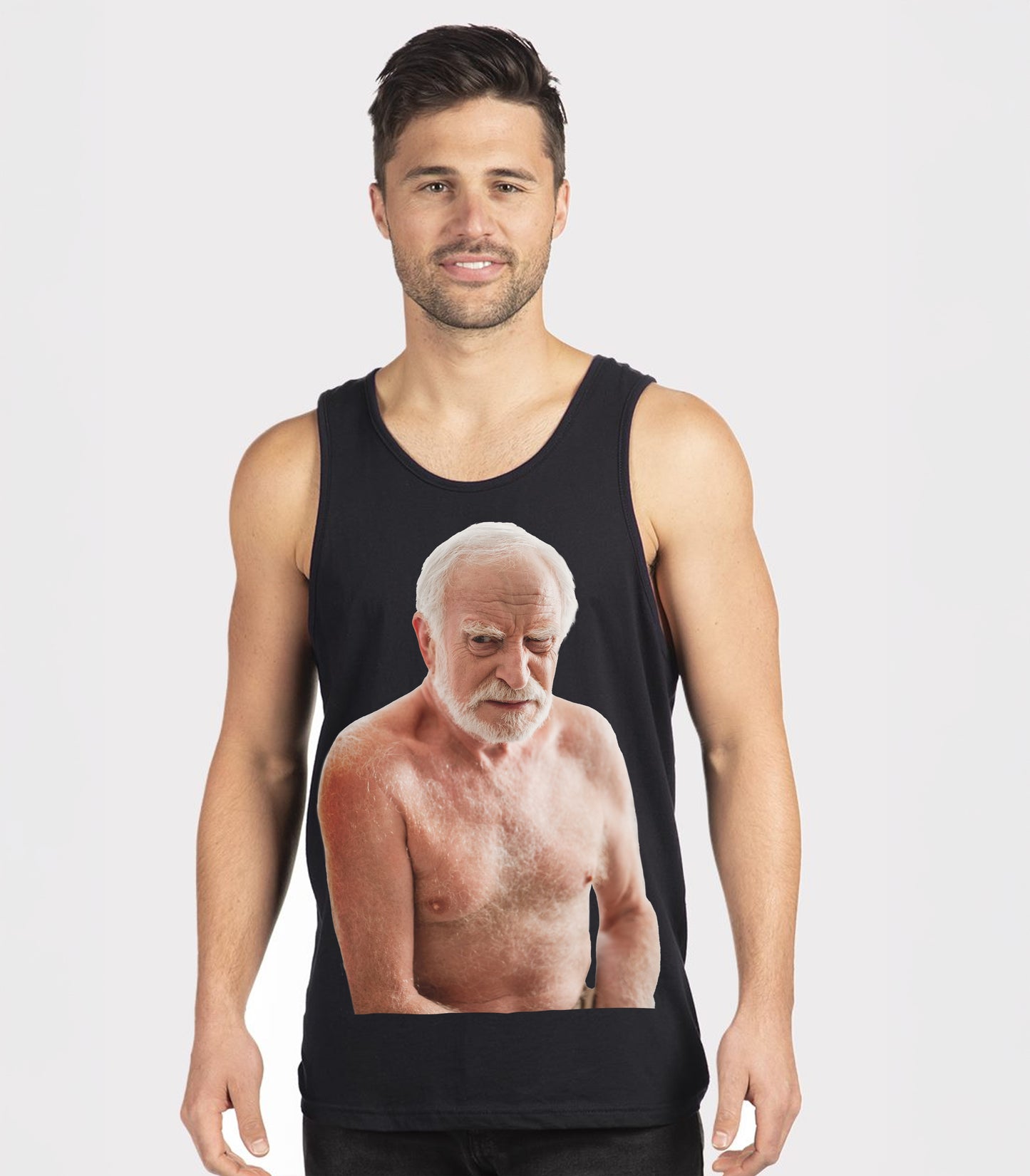 Shirtless Old Man Karl Tank Top