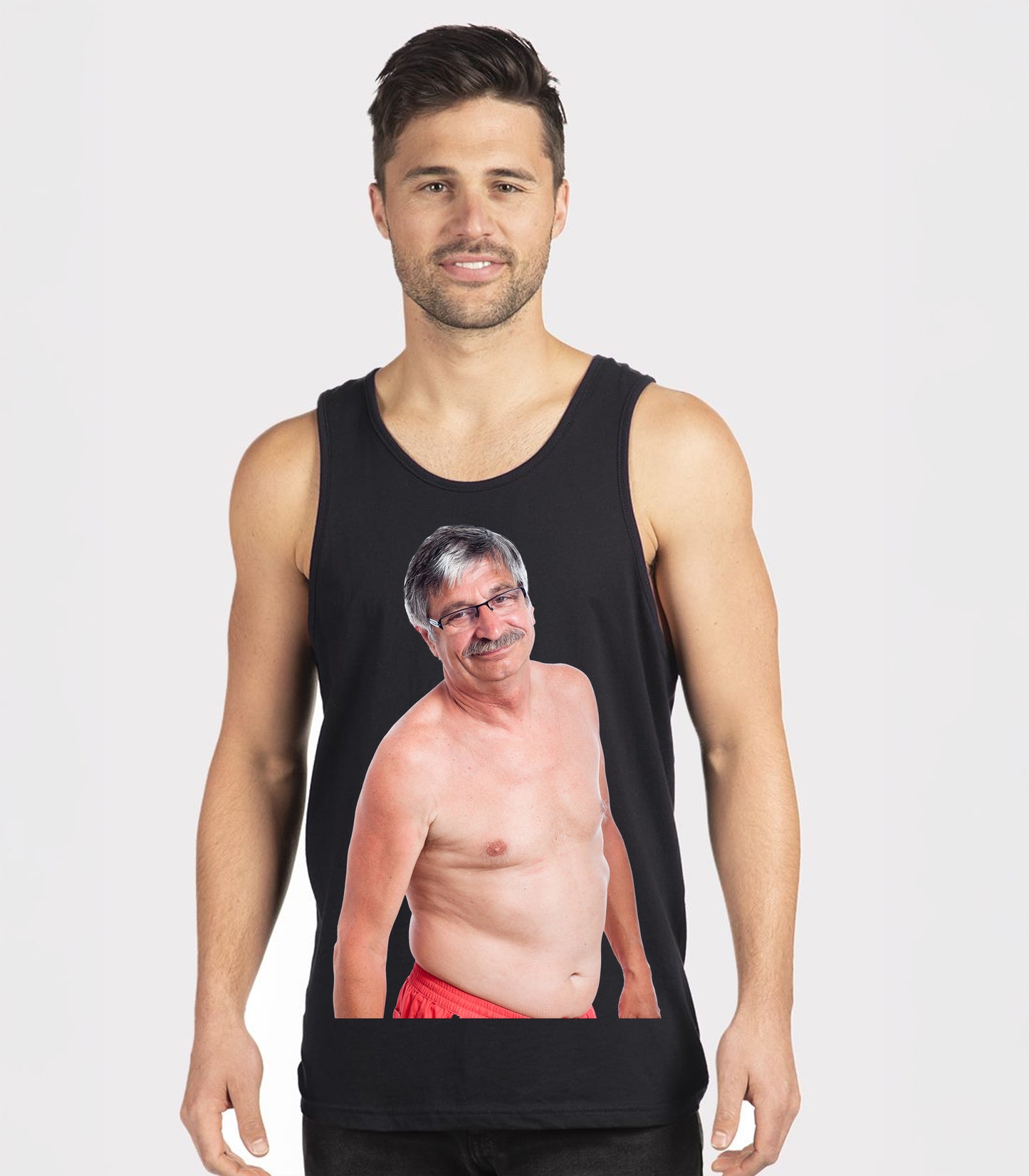 Shirtless Old Man Larry Tank Top