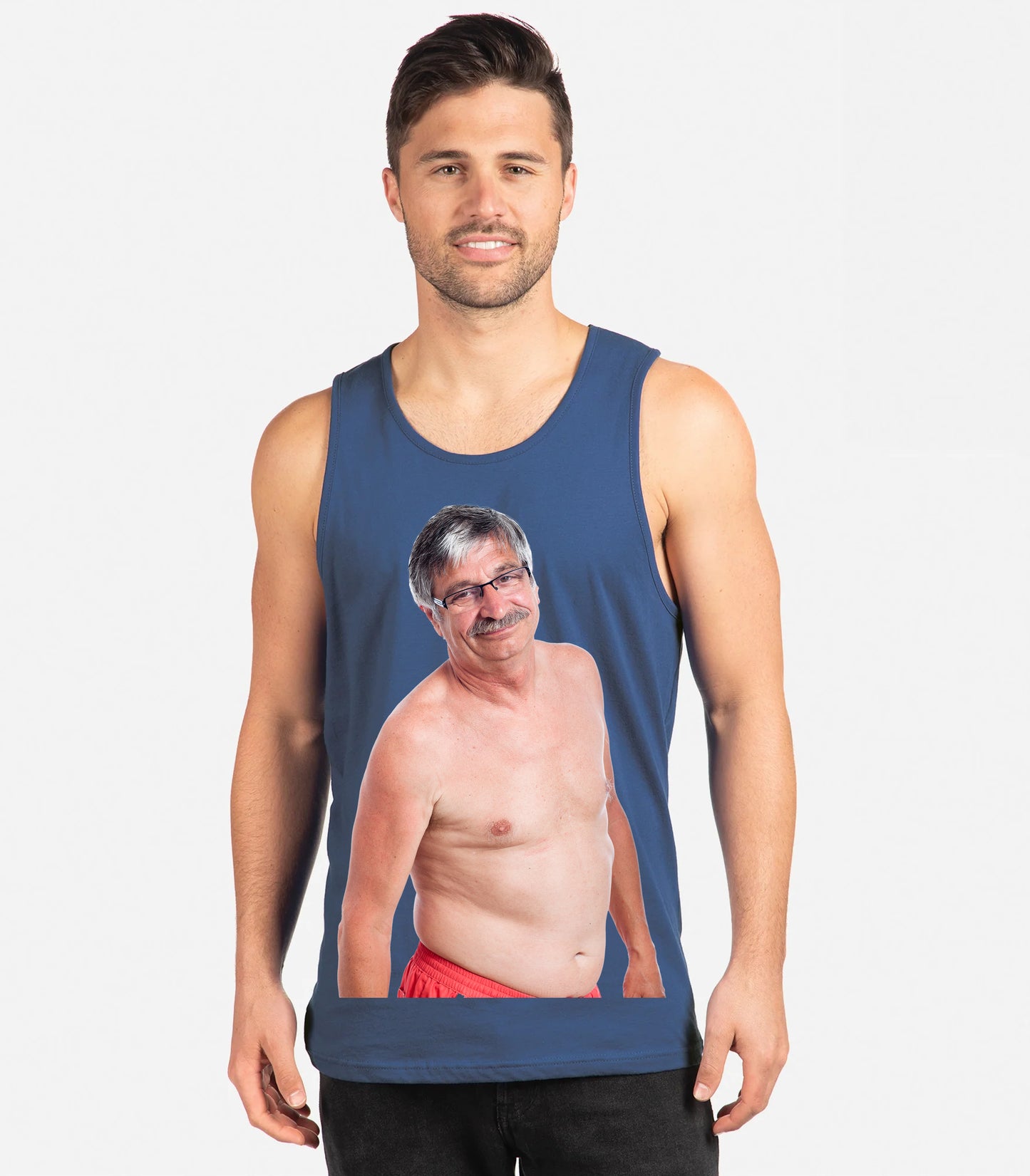 Shirtless Old Man Larry Tank Top