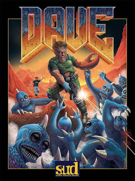 DAVE! DOOM! Poster! (18X24")