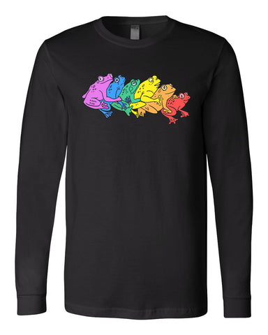 Rainbow Gay Frog Long Sleeve T-Shirt