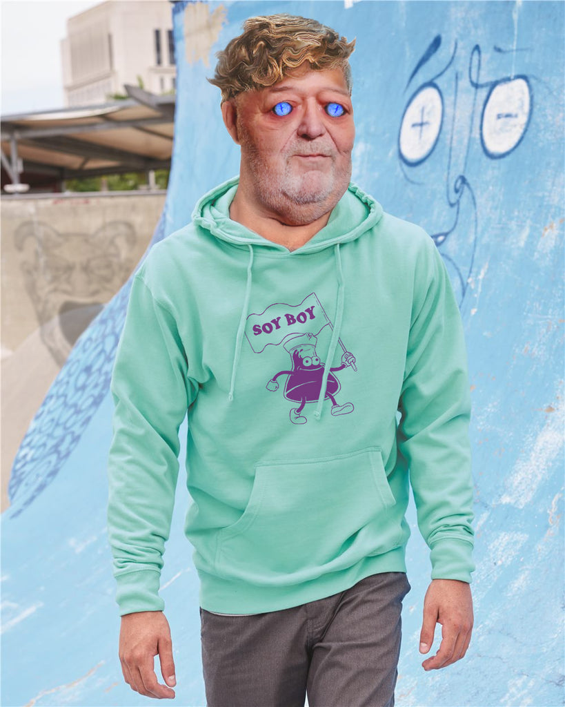 Soy Boy Hoodie Neon Grizzly
