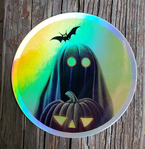 Ghost and Friends - TINY HOLOGRAPHIC STICKER
