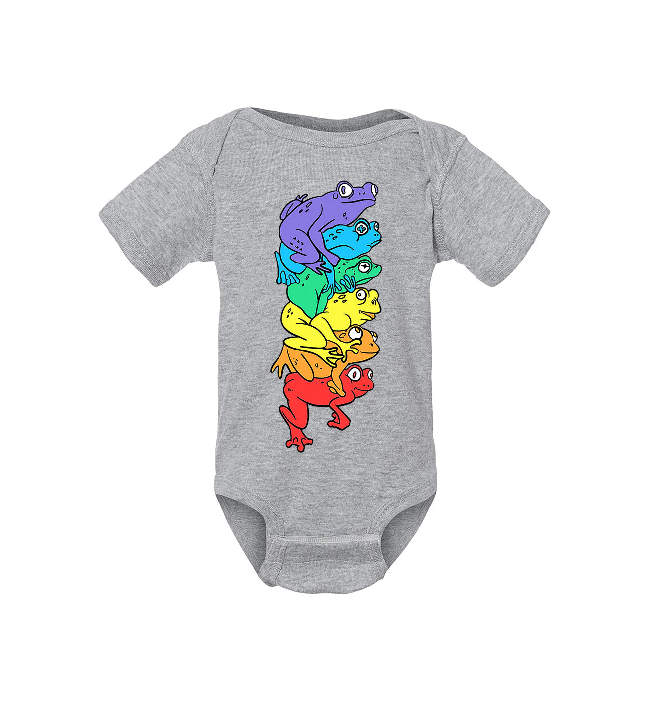 Frog Pile Baby Onesie