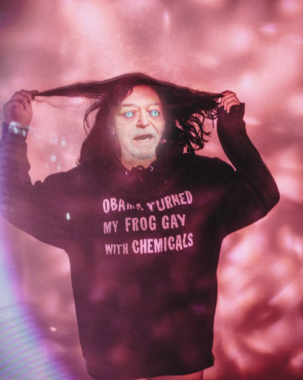(Official) Obama Turned My Frog Gay With Chemicals Hooded Sweatshirt