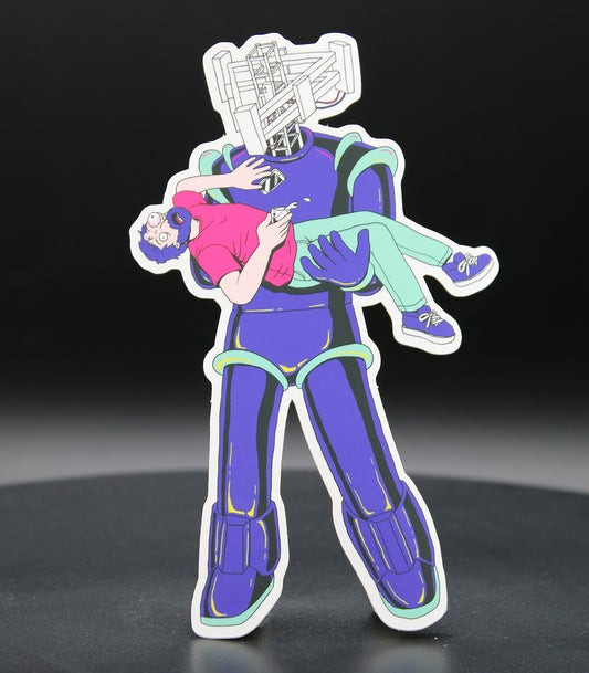 5G Monster Large Sticker