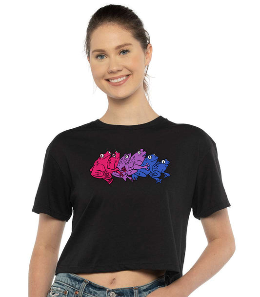 *Pre-Order* Bisexual Frogs Crop Top T-Shirt