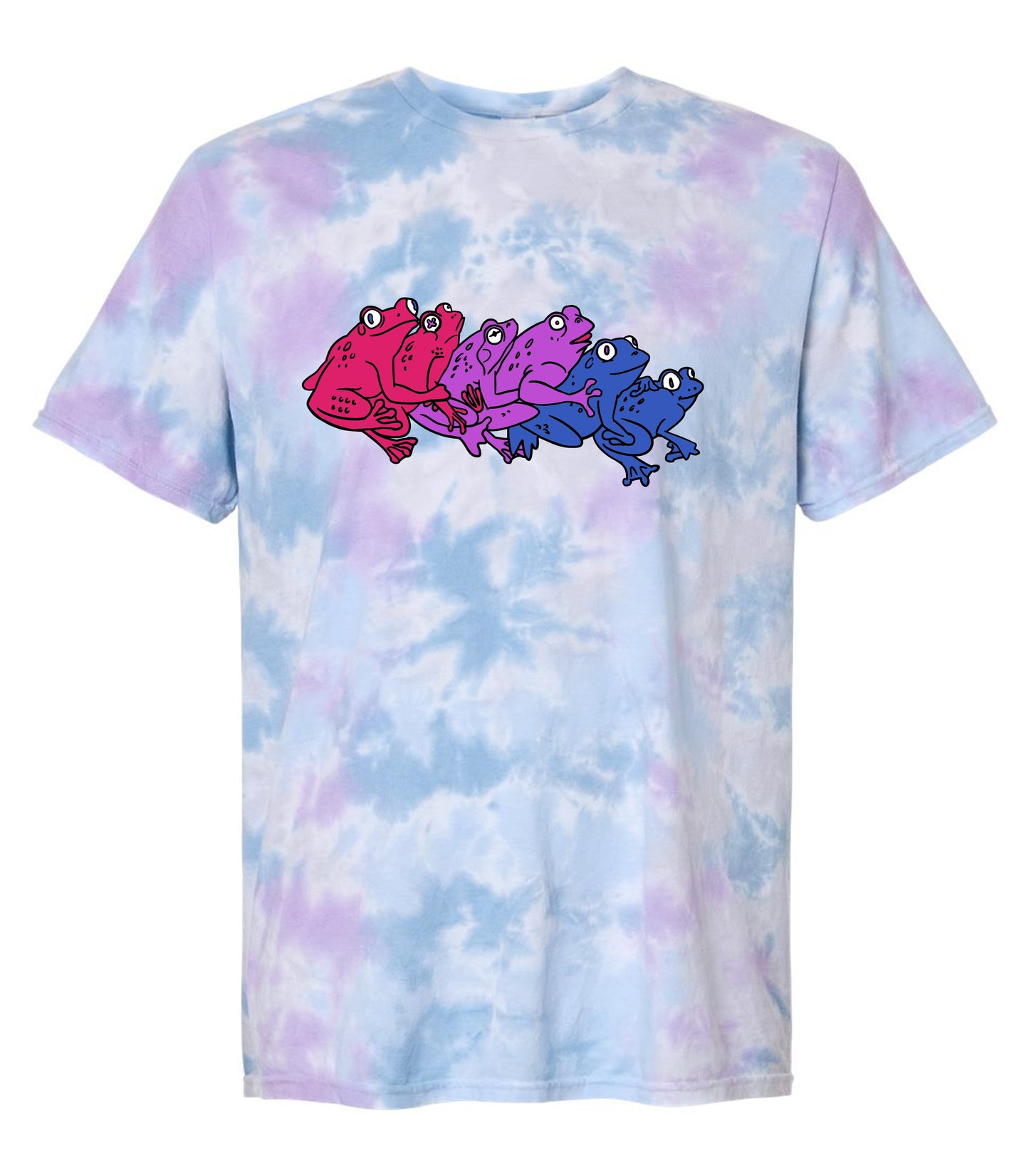 Bisexual Frog Tie Dye T-Shirt