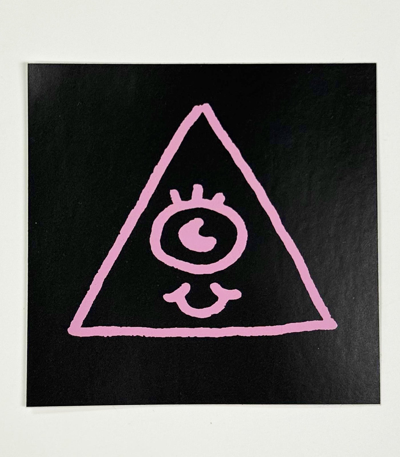 Ceasr Jr Pink Triangle Sticker
