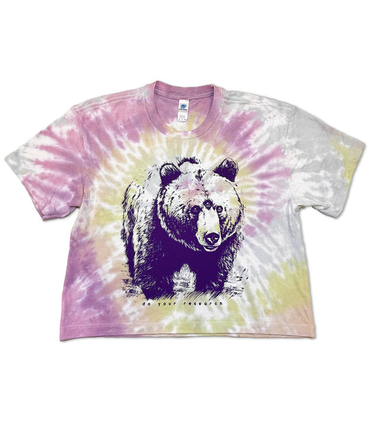 3 Eyed Grizzly Tie Dye Crop Top