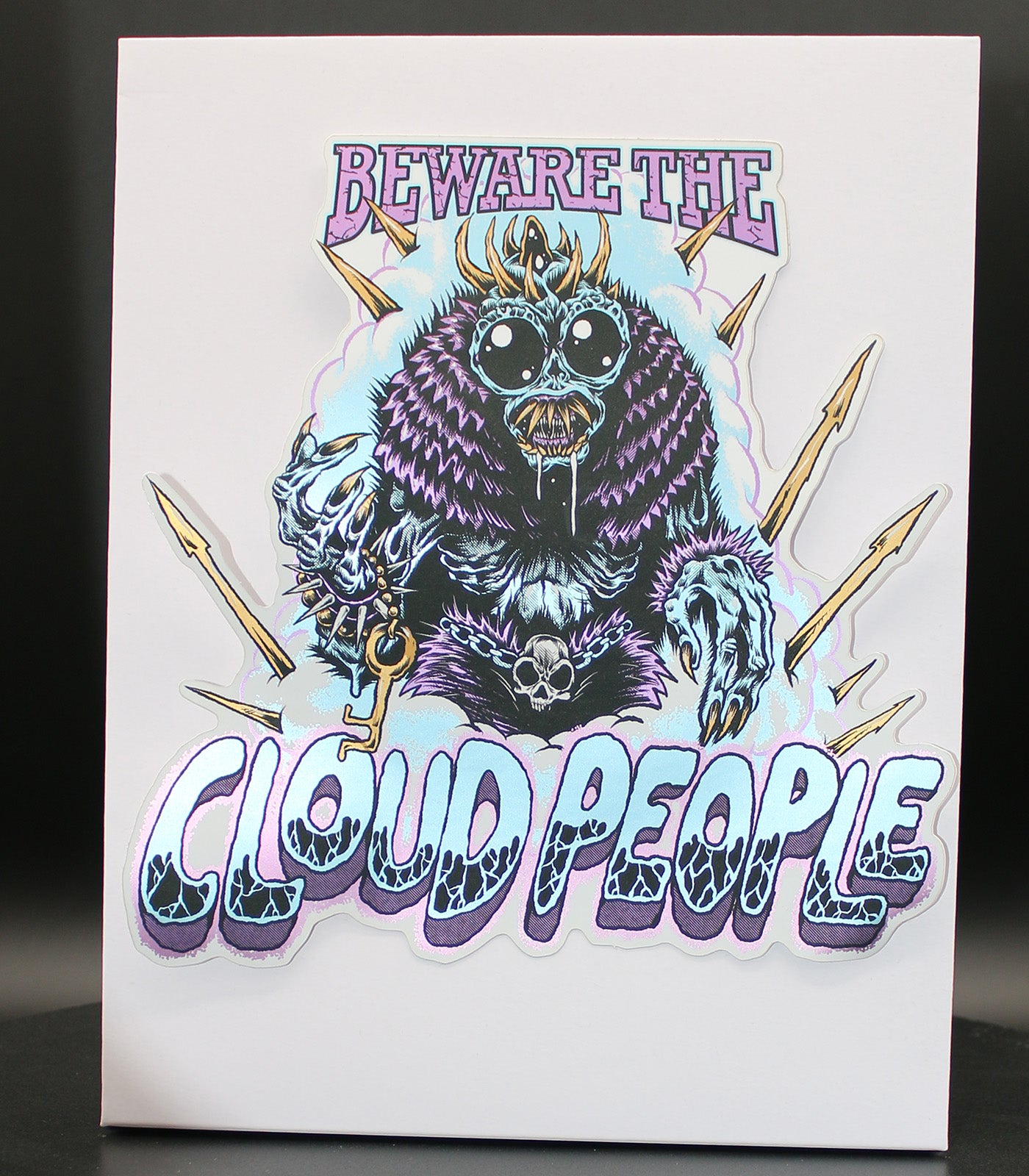 Cloud King Matte Mirror Extra Large Sticker