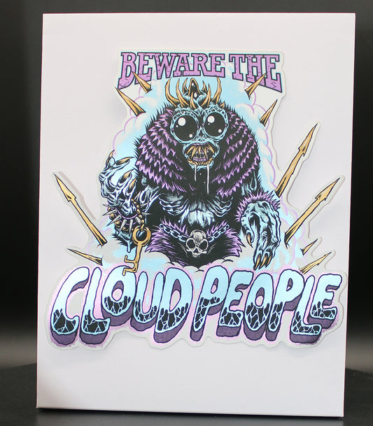 Cloud King Matte Mirror Extra Large Sticker