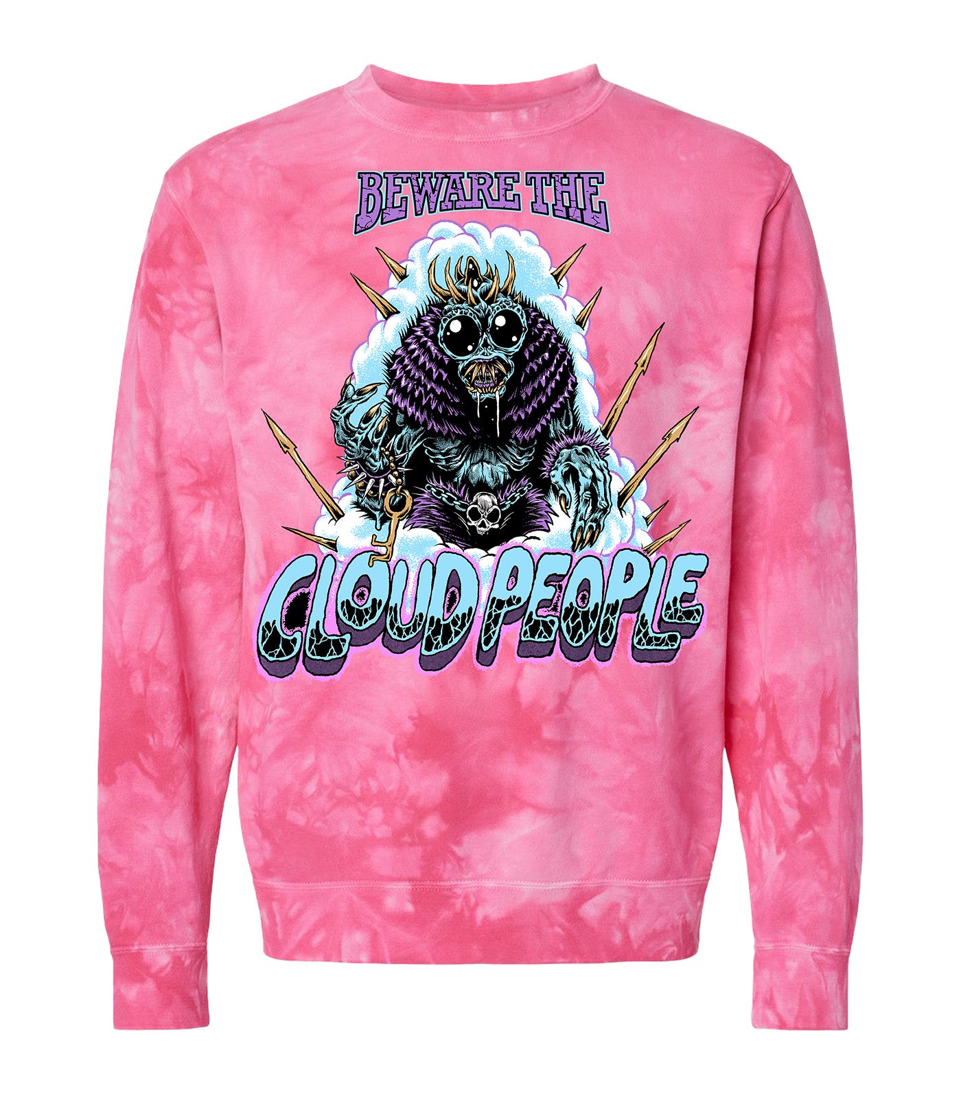 Cloud King Tie Dye Crewneck Sweatshirt