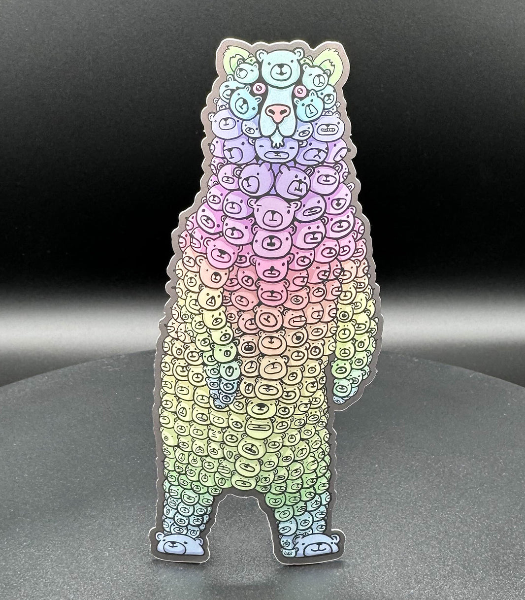 Stickers โ Neon Grizzly