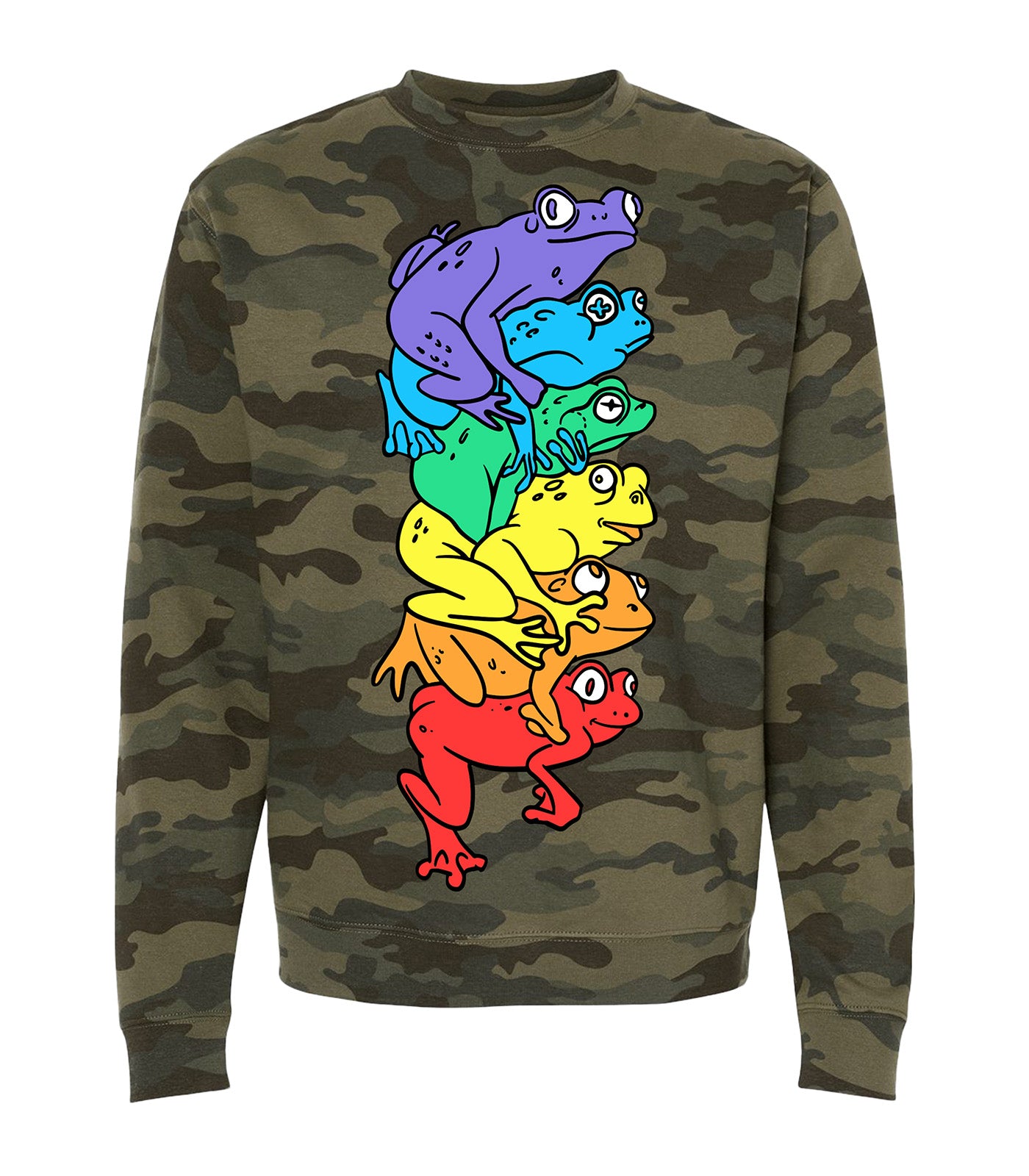 *Pre-Order* Gay Frog Pile Crewneck Sweatshirt