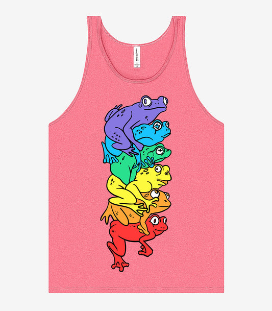 Gay Frog Pile Tank Top