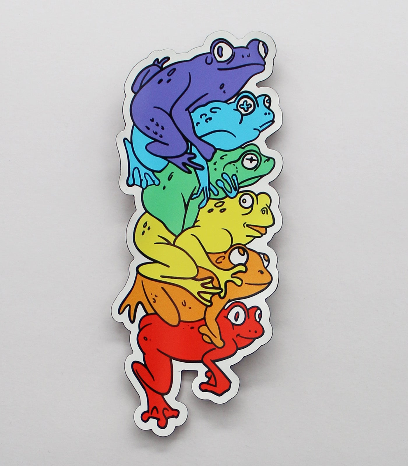 Frog Pile Magnet
