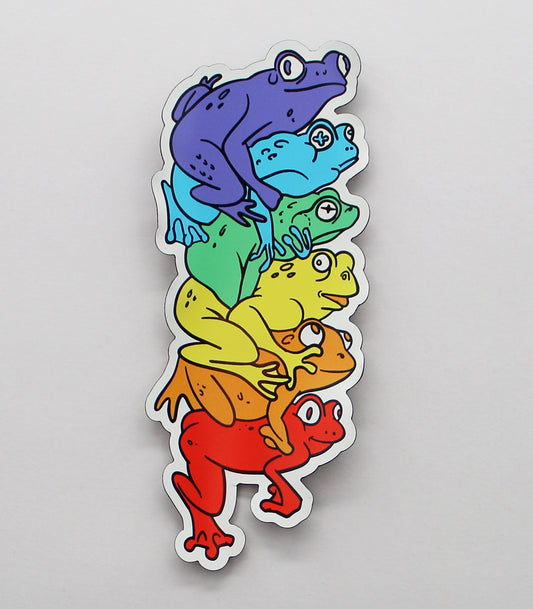 Frog Pile Magnet