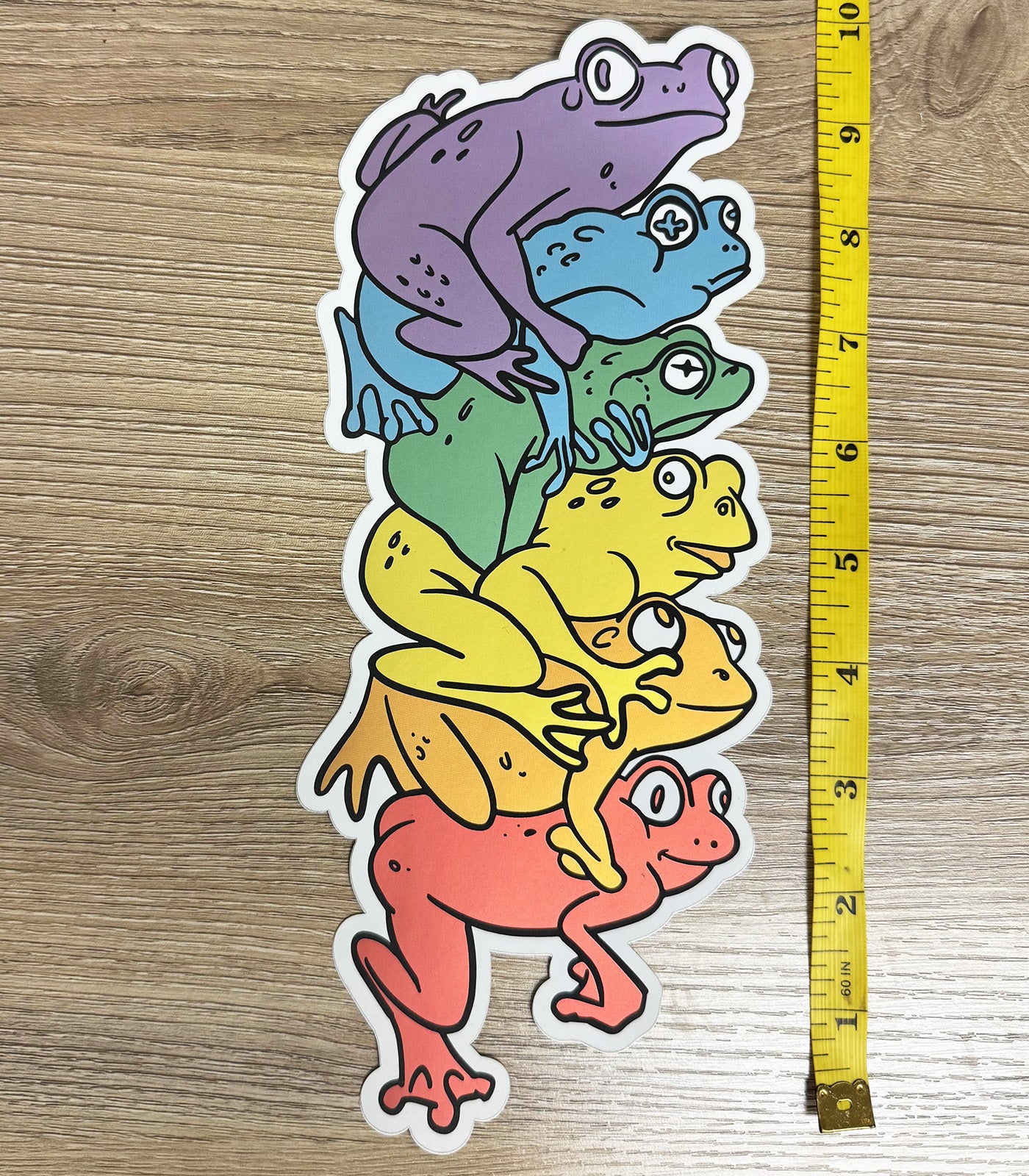 Frog Pile - LEGENDARY EXTRA-LARGE ULTRA-COLOR STICKER