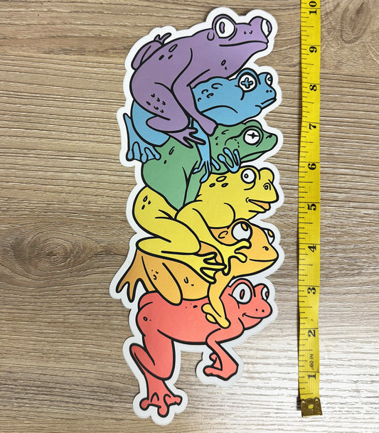 Frog Pile - LEGENDARY EXTRA-LARGE ULTRA-COLOR STICKER