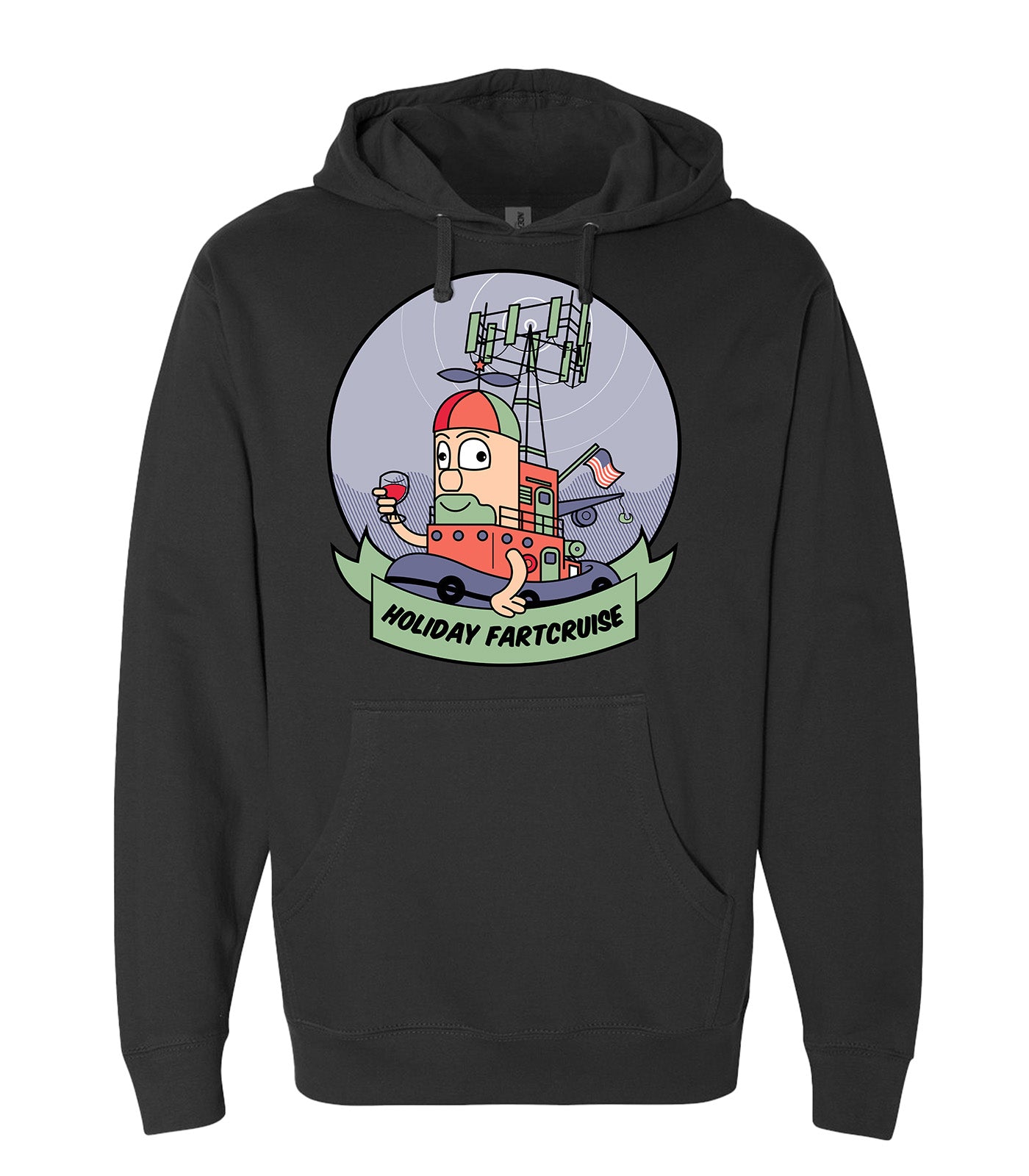 *Pre-Order* Holiday Fartcruise Hooded Sweatshirt