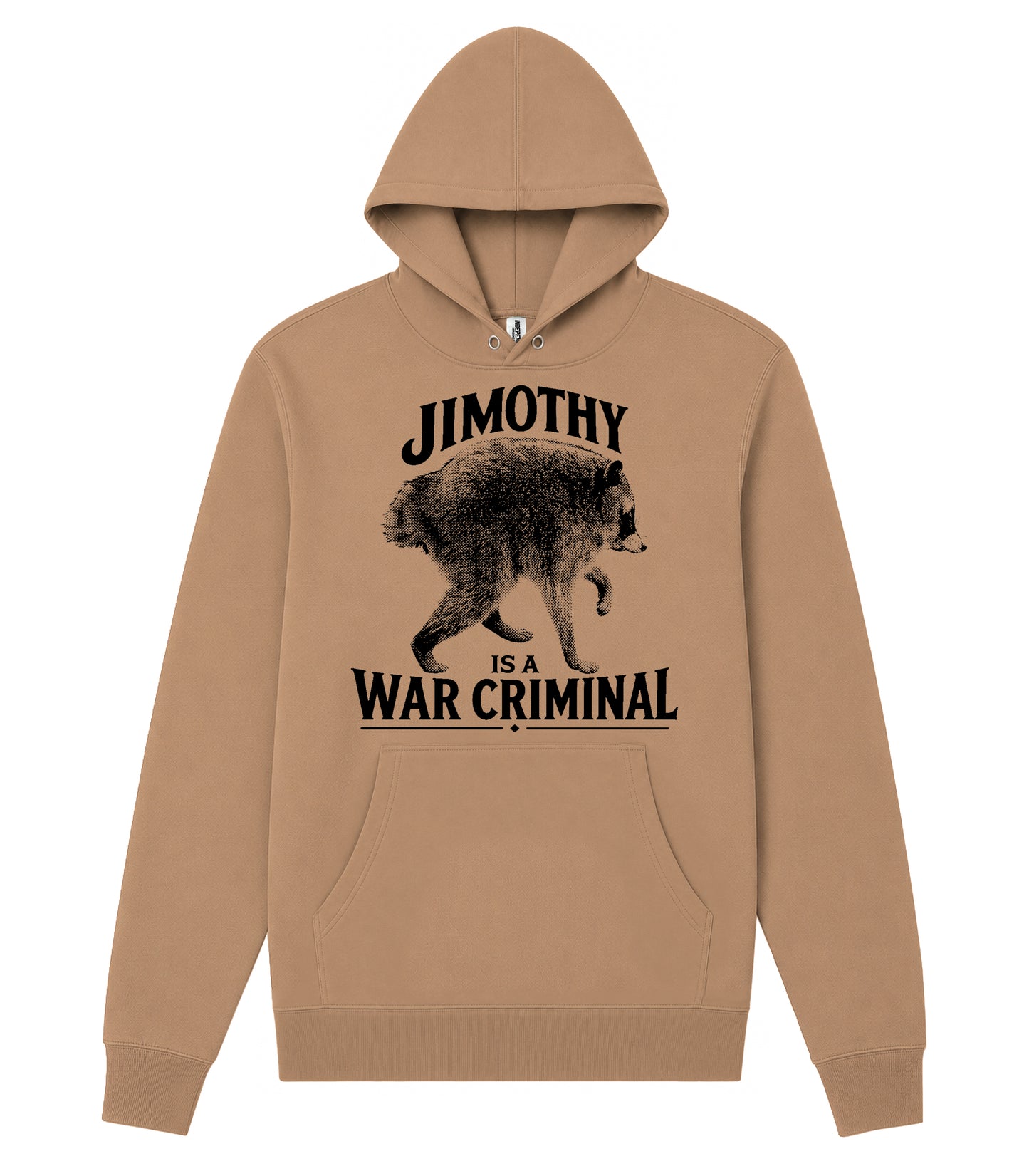 Jimothy is a War Criminal Hooded Sweatshirt