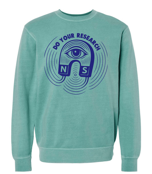 Magnet Do Your Research Crewneck Sweatshirt