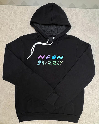 Neon Grizzly EMBROIDERED HOODED SWEATSHIRT