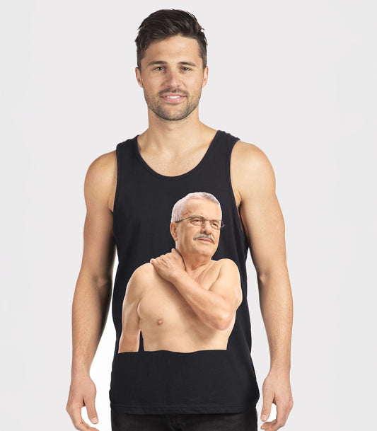 Shirtless Old Man Biff Tank Top