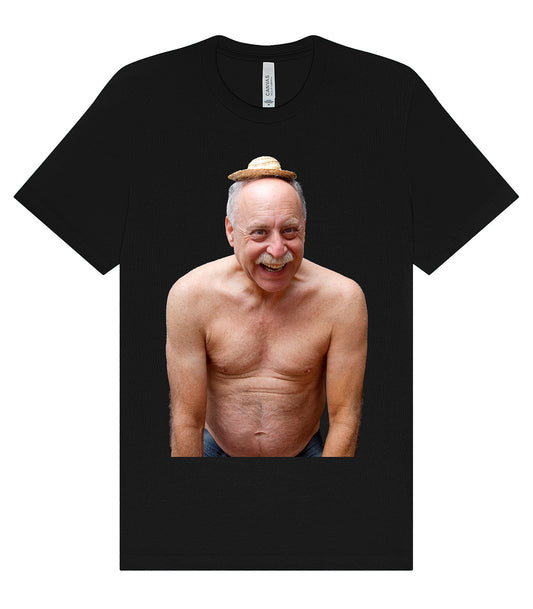 Shirtless Old Man George