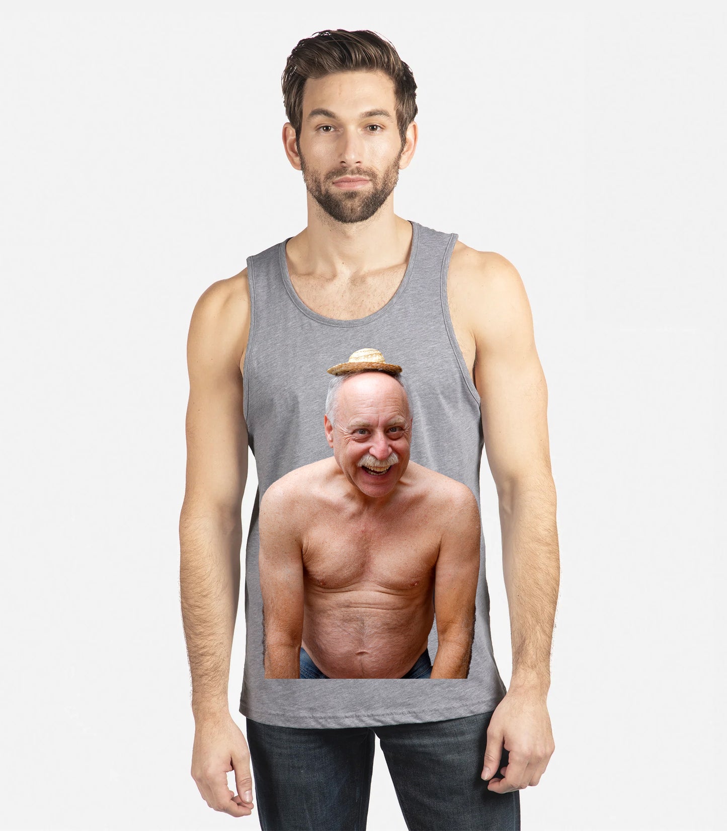 Shirtless Old Man George Tank Top