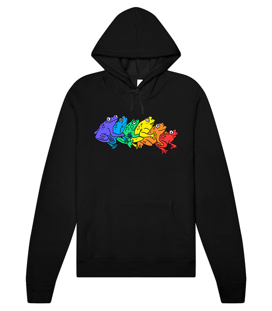 Rainbow Gay Frog Hoodie