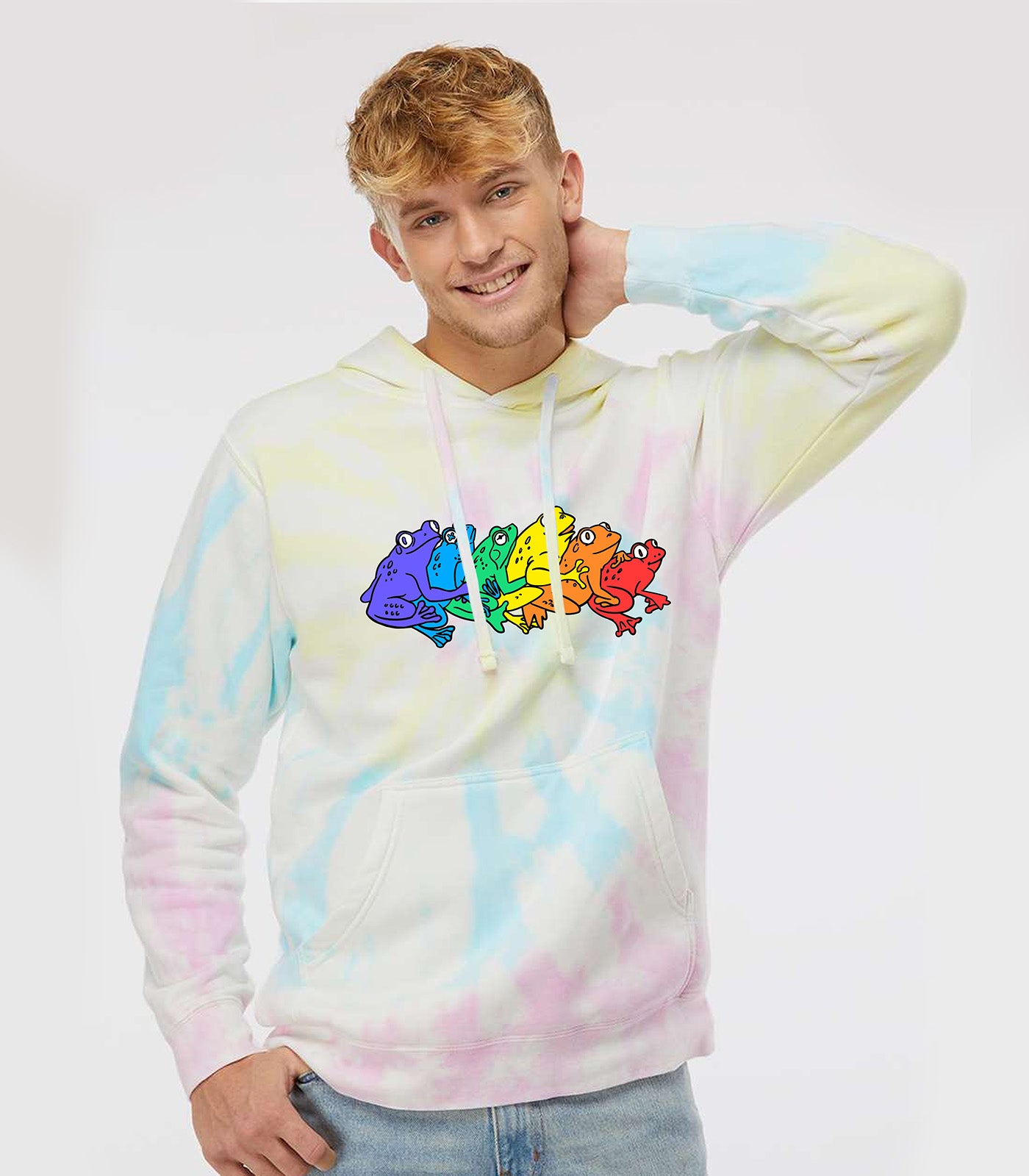 Rainbow Gay Frog Hoodie – Neon Grizzly