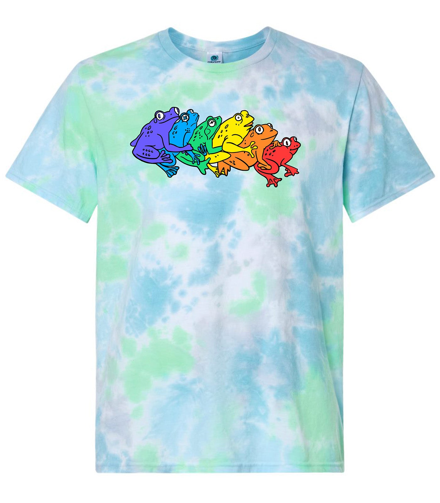 *Pre-Order* Rainbow Gay Frog T-Shirt Tie Dye
