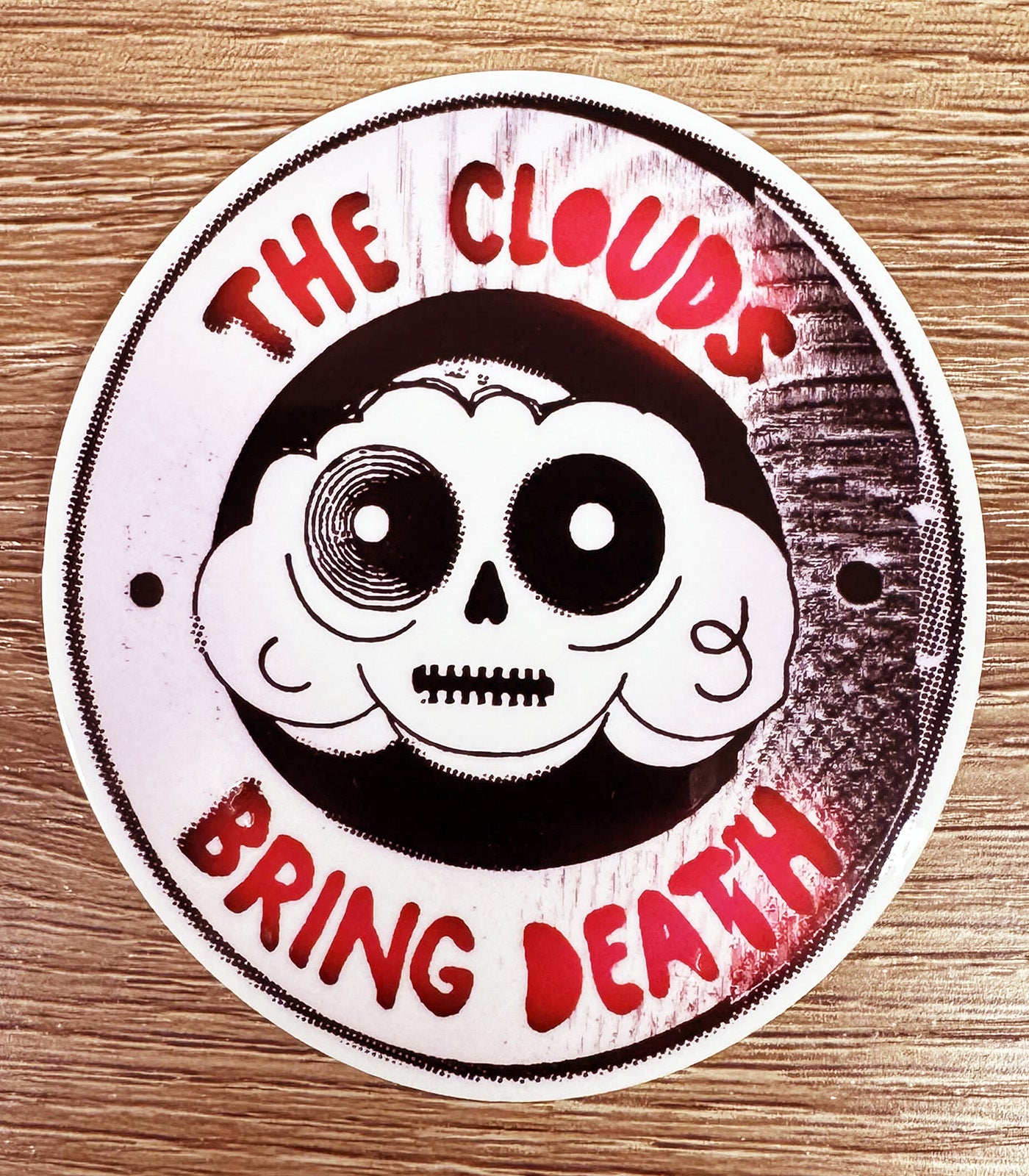 The cLouds Bring Death Sticker β Neon Grizzly