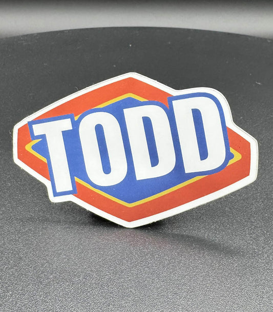 TODD Sticker