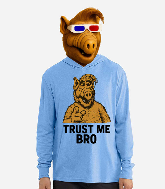 *Pre-Order* Trust Me Bro Long Sleeve Hooded T-Shirt