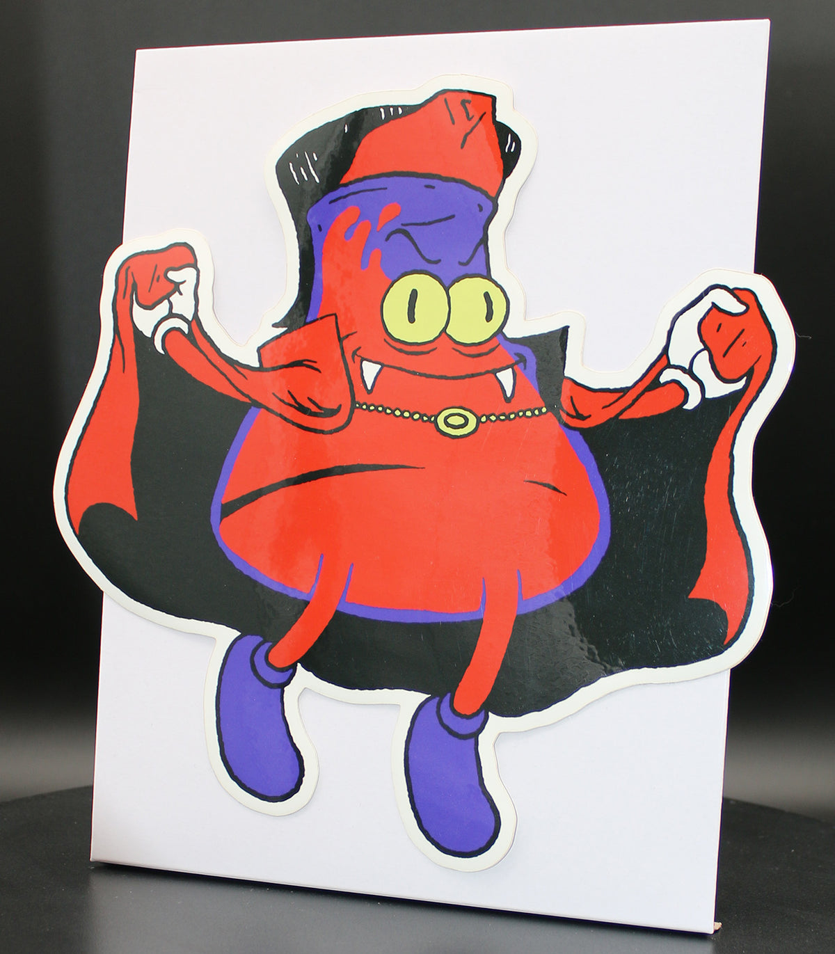 Vamp Boy Extra Large Glossy Sticker – Neon Grizzly