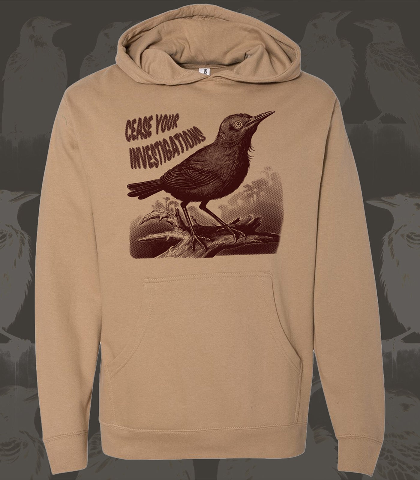 Cease Your Bird HOODED SWEATSHIRT