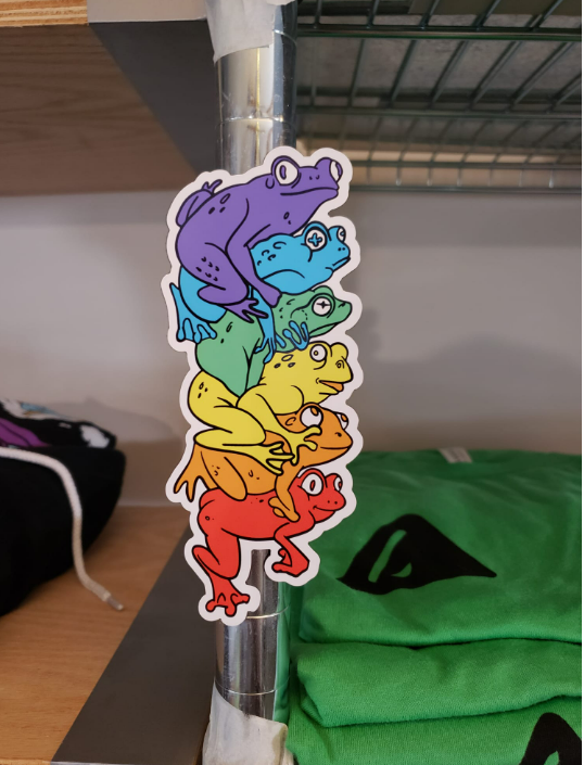 Frog Pile Magnet