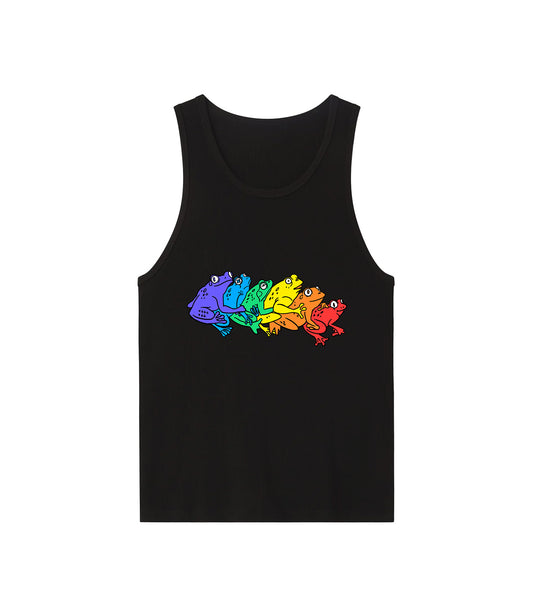 Rainbow Gay Frog Tank Top