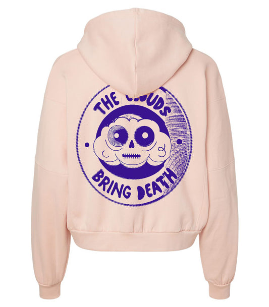 The cLouds Bring Death Crop Top Hoodie