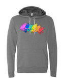 Rainbow Gay Frog Hooded Sweatshirt